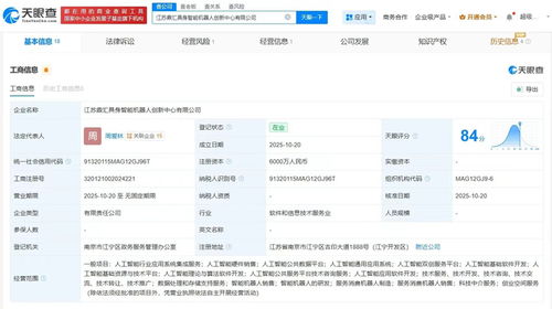 埃斯頓等企業(yè)聯(lián)手成立鼎匯具身智能機(jī)器人創(chuàng)新中心，注冊(cè)資本達(dá)6000萬(wàn)，聚焦軟件開(kāi)發(fā)
